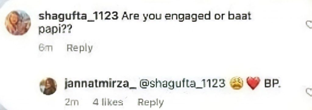 Tik Tok Star Jannat Mirza Is Now Engaged To Umer Butt