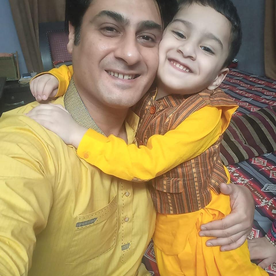 Kamran Jilani Eid Pictures with Family
