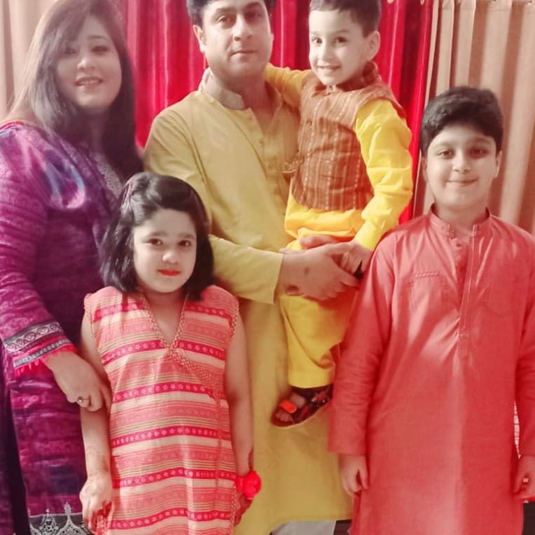Kamran Jilani Eid Pictures with Family