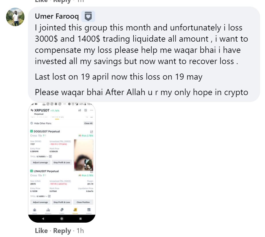 Waqar Zaka Group Members Lose Thousands of Dollars in Crypto