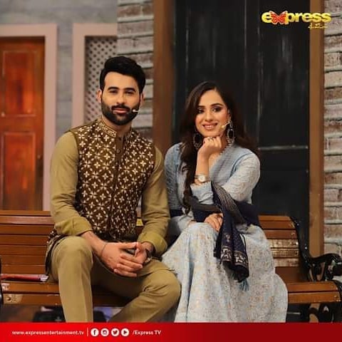 Celebrity Couple Maham Aamir And Faizan Sheikh At Jeeway Pakistan