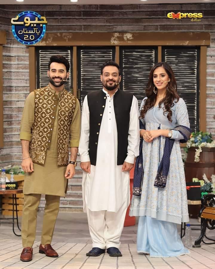 Celebrity Couple Maham Aamir And Faizan Sheikh At Jeeway Pakistan