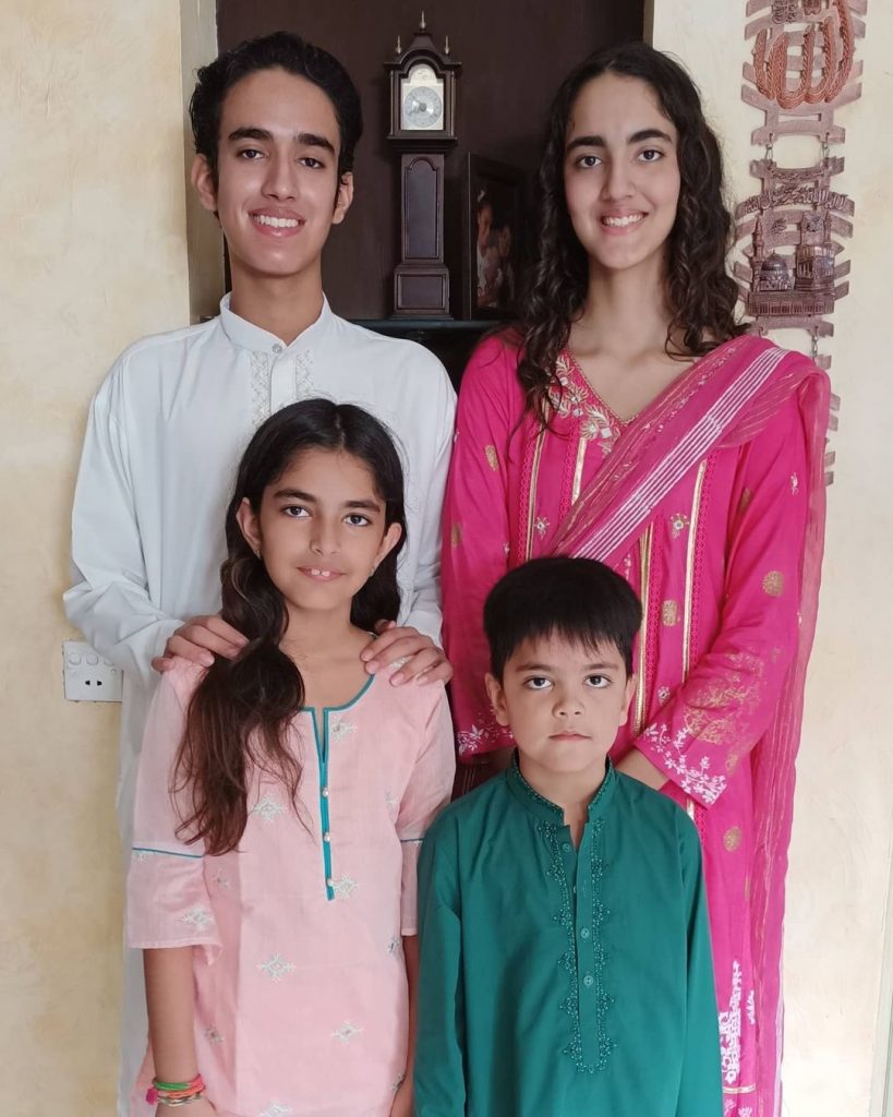 Eid Pictures Of Nadia Hussain And Her Family