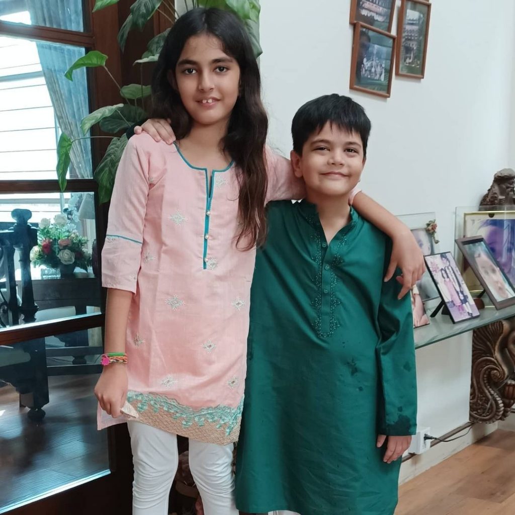 Eid Pictures Of Nadia Hussain And Her Family