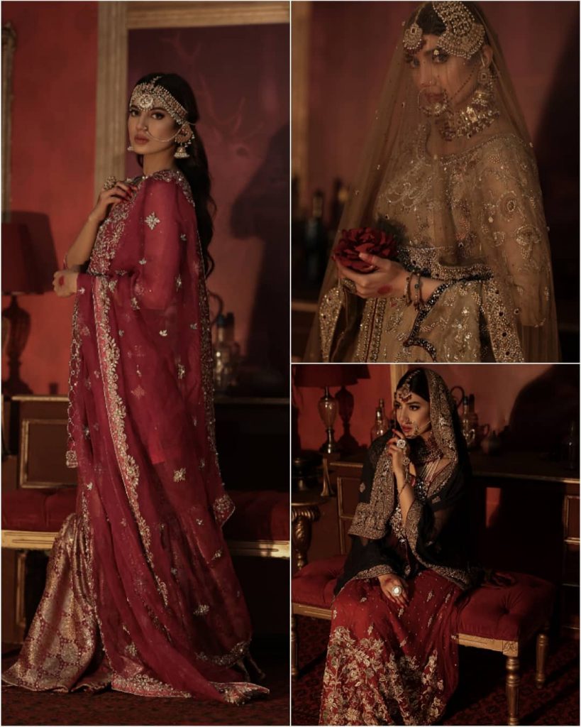 Zeeniya Couture Bridal Collection Featuring Rabia Butt