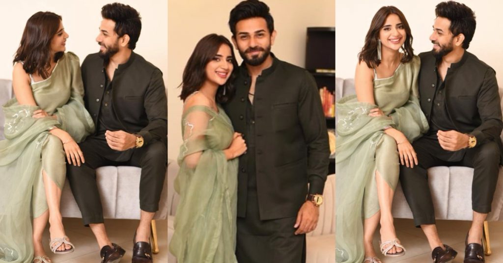 Love Birds Saboor Aly And Ali Ansari Celebrated Their First Eid Together