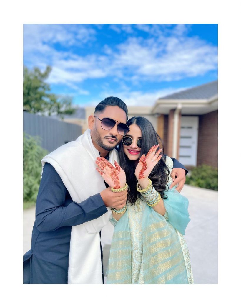 Saniya Shamshad's Beautiful Picture With Her Husband From Eid