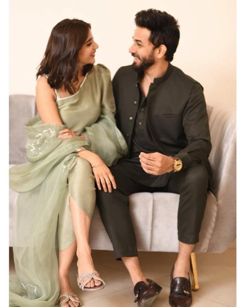 Love Birds Saboor Aly And Ali Ansari Celebrated Their First Eid Together