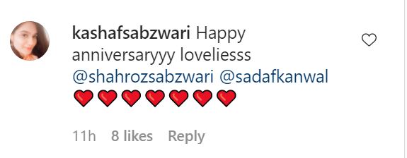 Shahroz Sabzwari Shares An Unconventional Anniversary Wish For Sadaf Kanwal