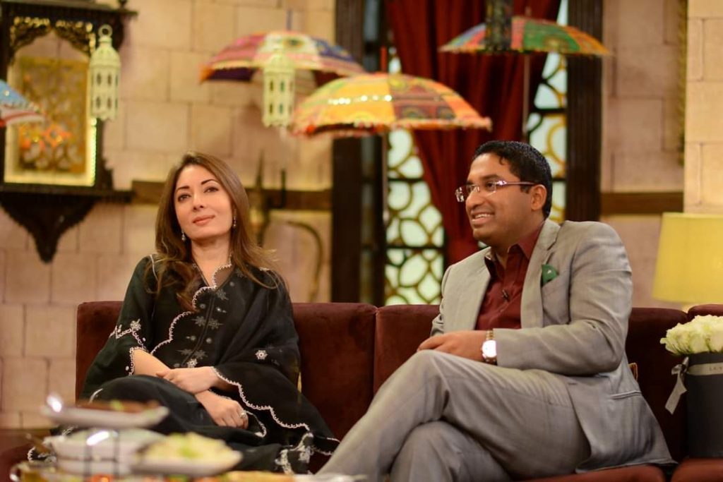 Sharmila Farooqi & Hasham Riaz , Madiha Naqvi & Faisal Sabzwari Pictures from GMP Shan-e-Suhoor