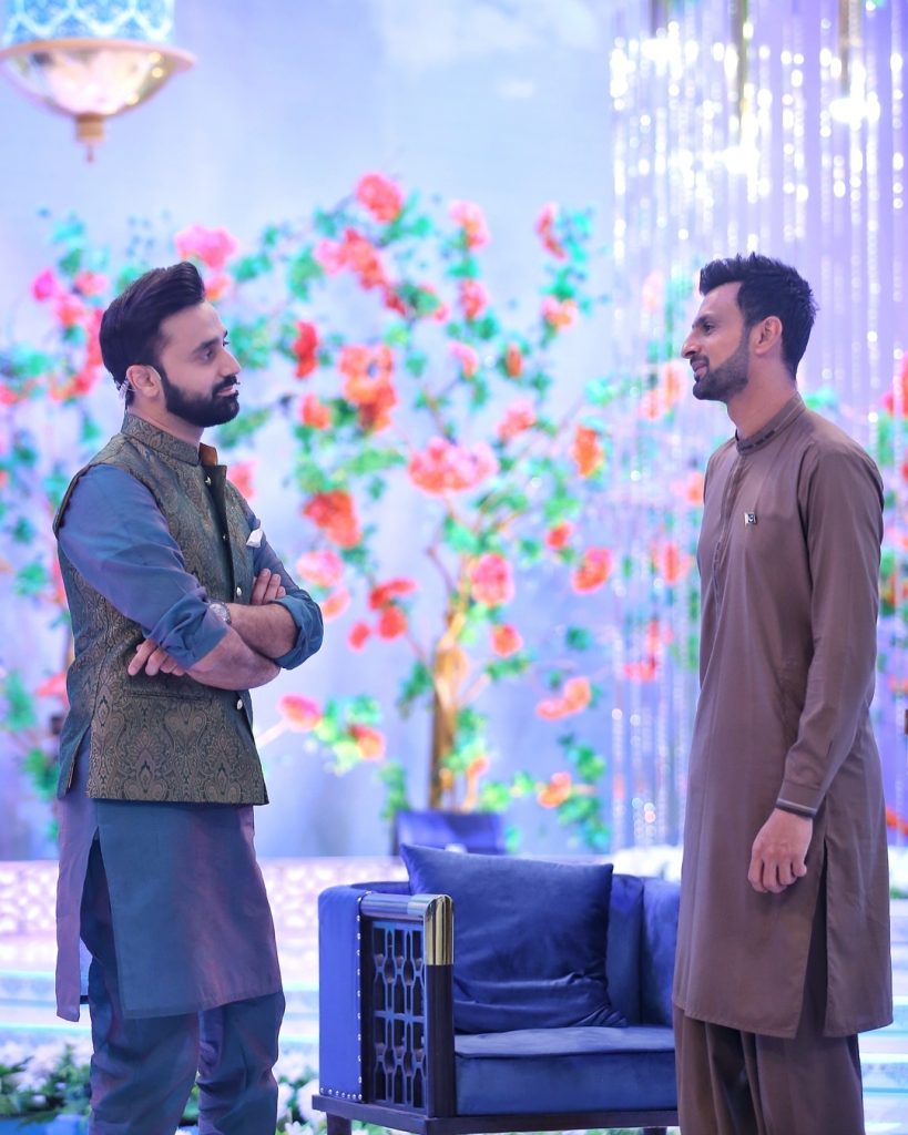 Shoaib Malik Reciting Beautiful Naat On The Set Of Shan-e-Ramazan