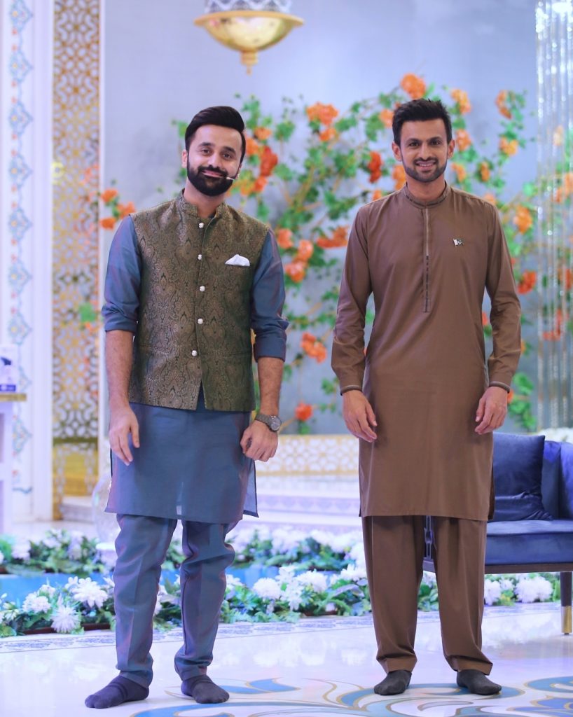 Shoaib Malik Reciting Beautiful Naat On The Set Of Shan-e-Ramazan