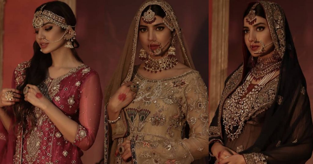 Zeeniya Couture Bridal Collection Featuring Rabia Butt