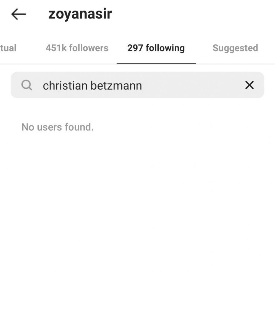 What's Happening Between Zoya Nasir And Christian Betzmann?