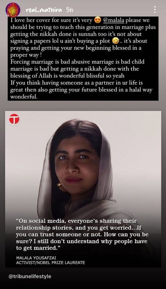 Celebrities React To Malala's Recent Statement About Marriage