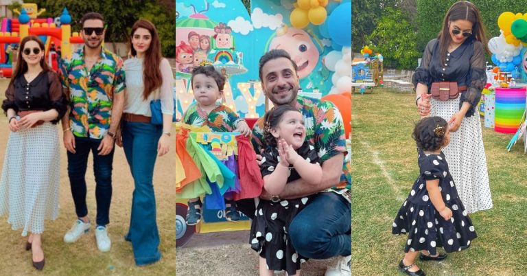 Aiman Khan Spotted At The Birthday Party Of Humayun Alamgir’s Son