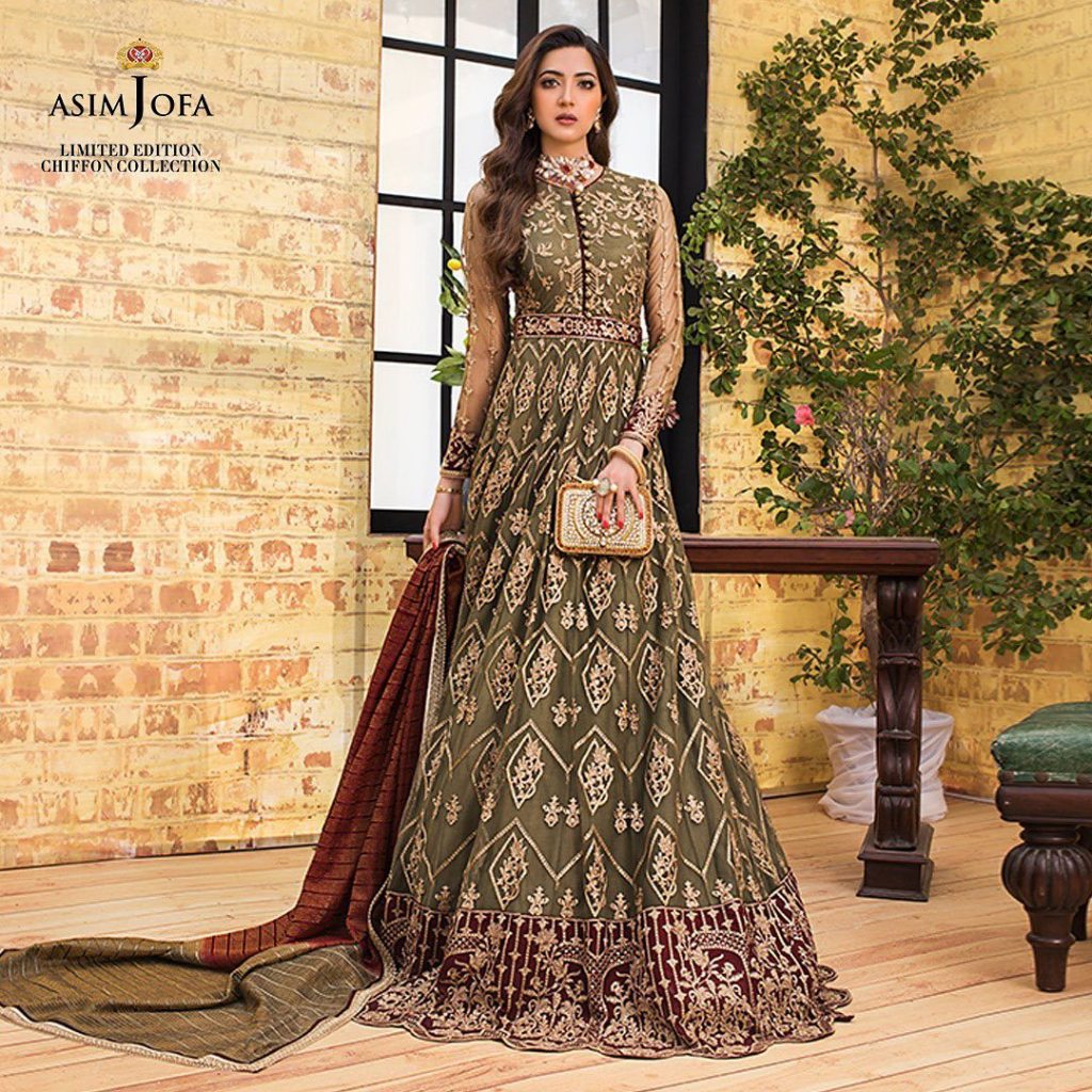 Asim Jofa Limited Chiffon Collection 2021