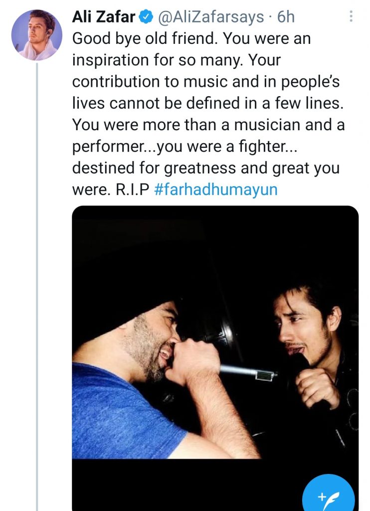 Celebrities Extend Condolences On Farhad Humayun's Death - Share Memories