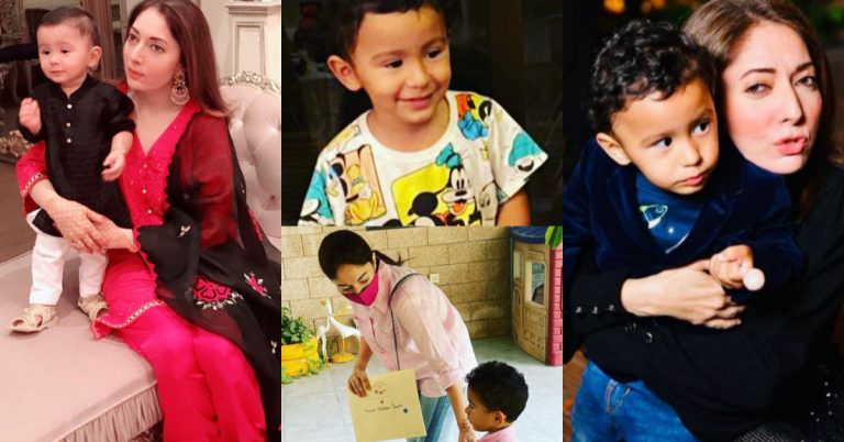 Sharmila Farooqi With Her Adorable Son – Pictures
