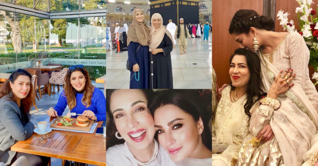 Unseen Adorable Pictures Of Mehwish Hayat With Her Mother