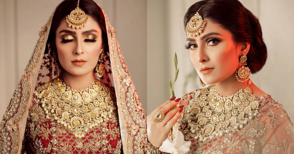 Ayeza Khan Nails Eloquent Charm In her Latest Bridal Shoot