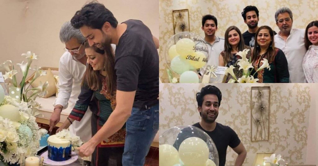 Beautiful Pictures Of Bilal Abbas Khan Celebrating His Birthday With Family