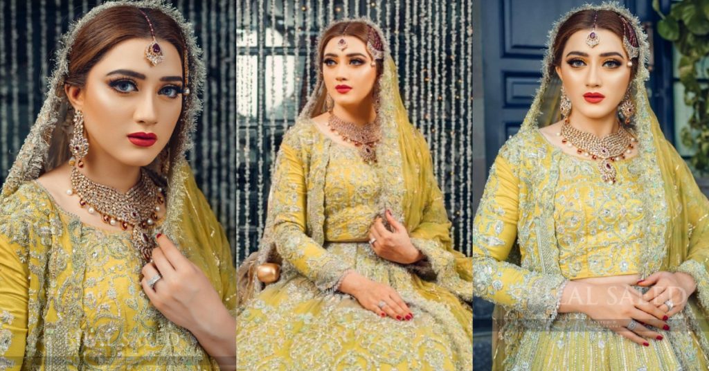 Momina Iqbal Makes A Style Statement In Her Latest Bridal Shoot