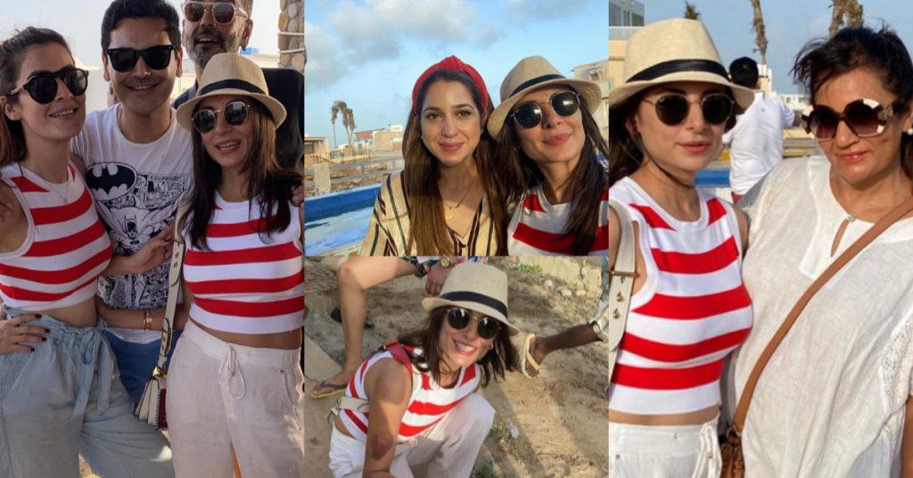 Sarwat Gillani Spends Day At Beach With Friends