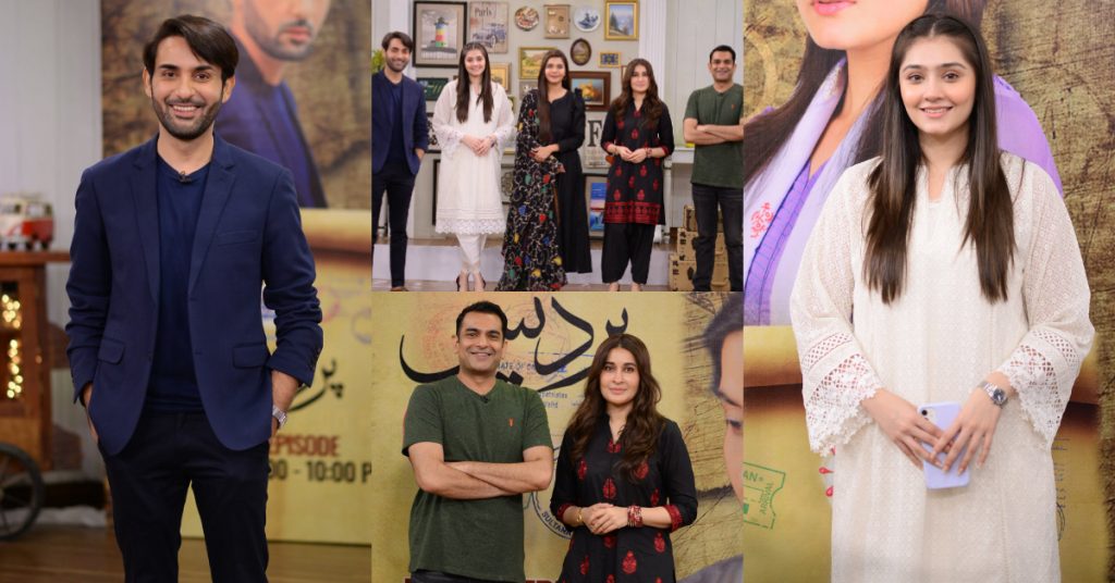 Cast Of Drama Serial "Pardes" In Good Morning Pakistan