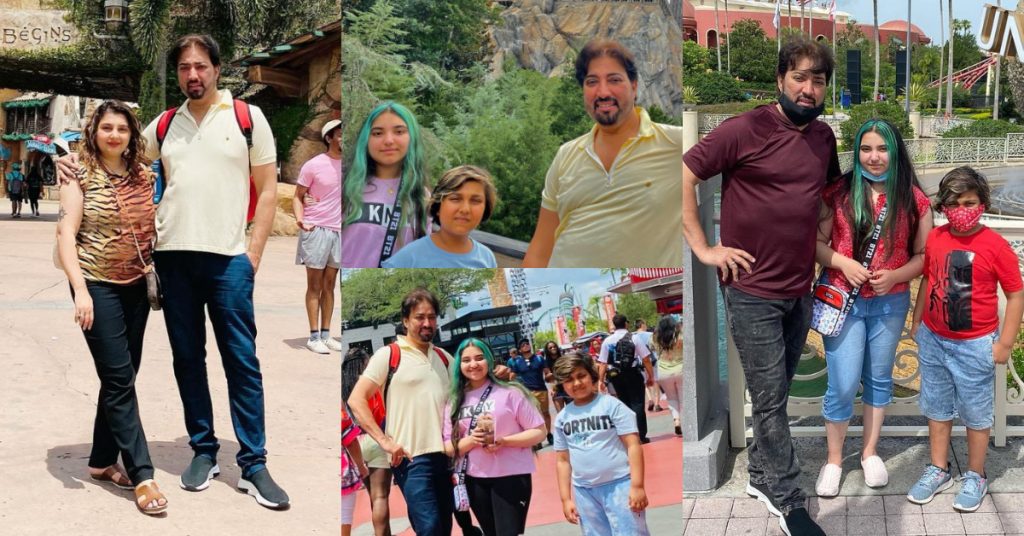 Javeria Saud And Family Enjoying Vacations At Universal Island