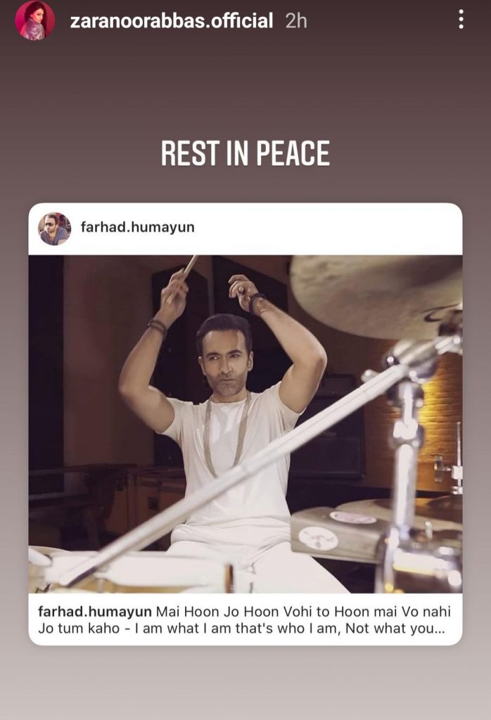 Celebrities Extend Condolences On Farhad Humayun's Death - Share Memories