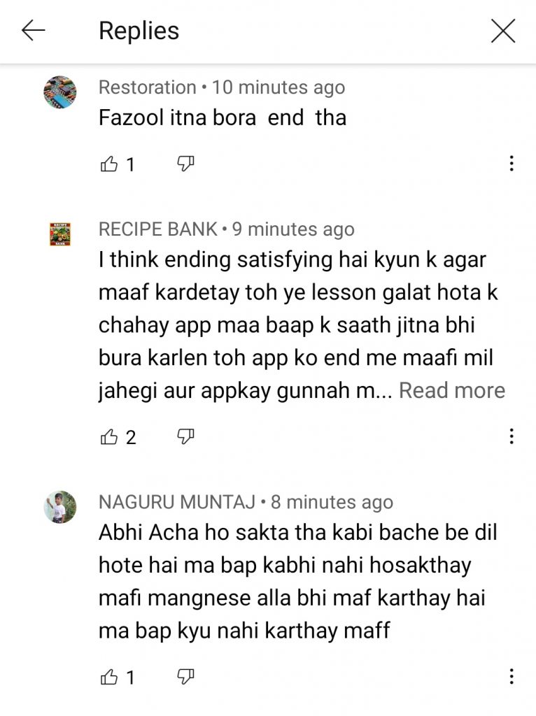 Aulad Drama Last Episode - Public Reaction