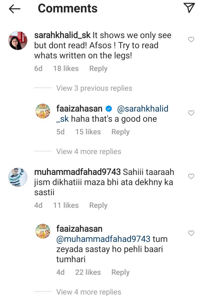 Faiza Hassan Replies To Hate Comments