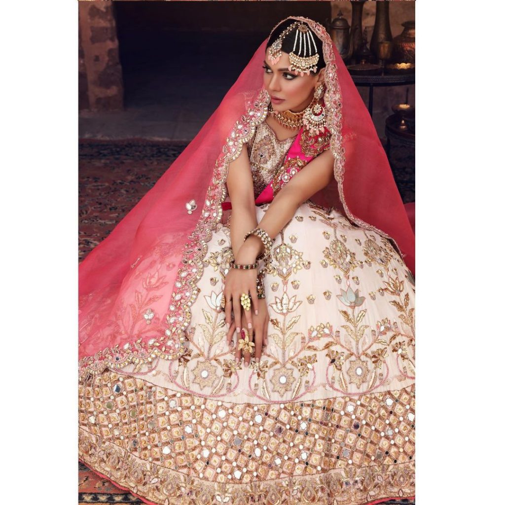 Sara Loren Stuns In Her Latest Bridal Shoot For Asma Aslam