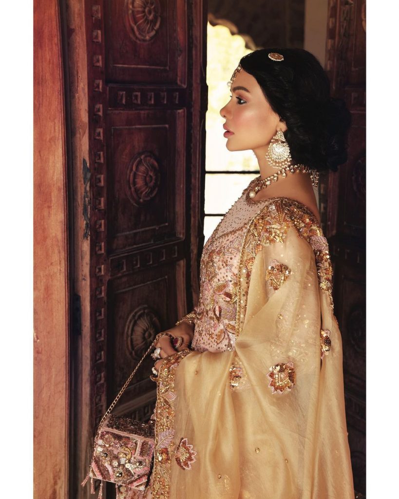 Sara Loren Stuns In Her Latest Bridal Shoot For Asma Aslam