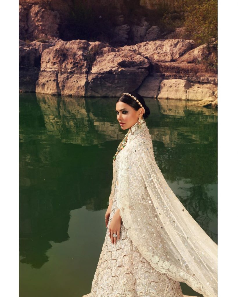 Sara Loren Stuns In Her Latest Bridal Shoot For Asma Aslam