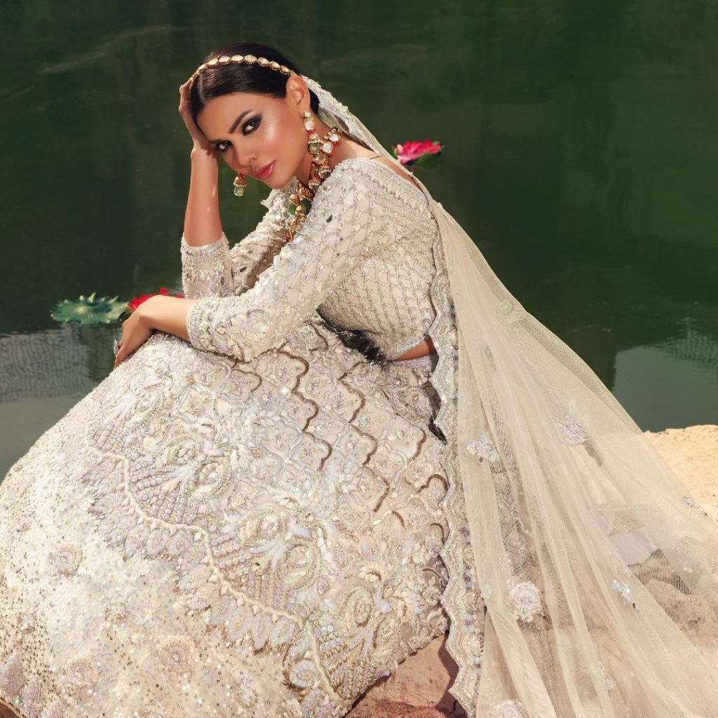 Sara Loren Stuns In Her Latest Bridal Shoot For Asma Aslam