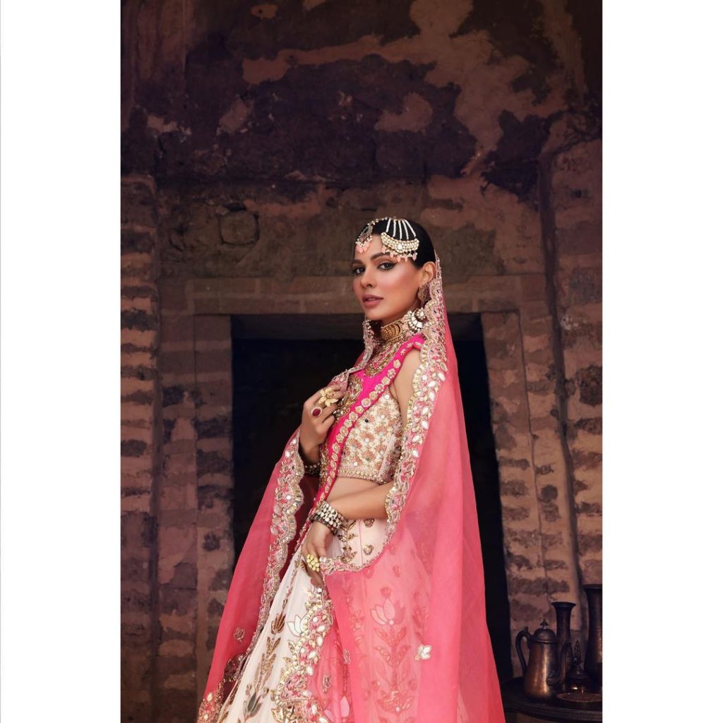 Sara Loren Stuns In Her Latest Bridal Shoot For Asma Aslam