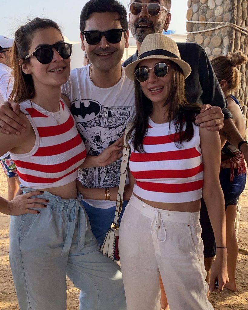 Sarwat Gillani Spends Day At Beach With Friends