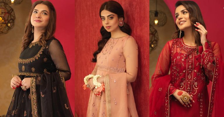Asim Jofa Rung De Festive Collection Featuring Yashma Gill And Dananeer Mobeen