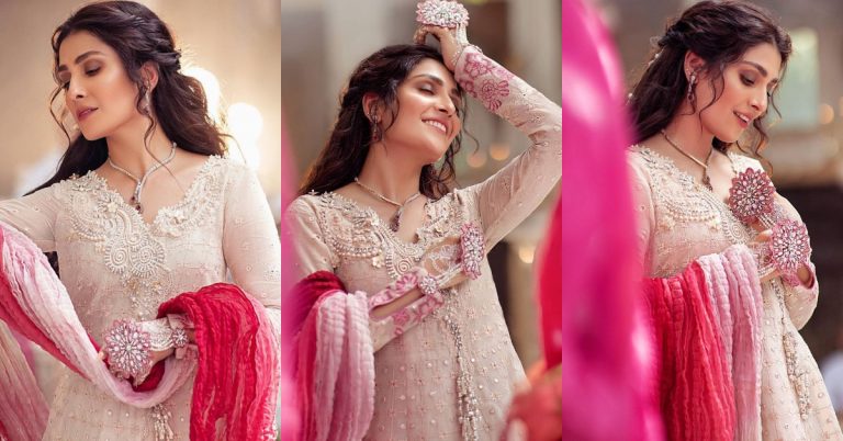 Ayeza Khan Turns Heads In Dreamy Shoot For “Dastaan” By Mushq