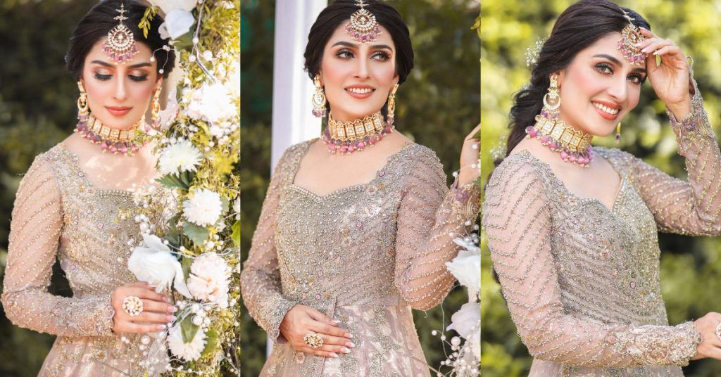 Ayeza Khan Dazzles As A Traditional Bride In Her Latest Photoshoot