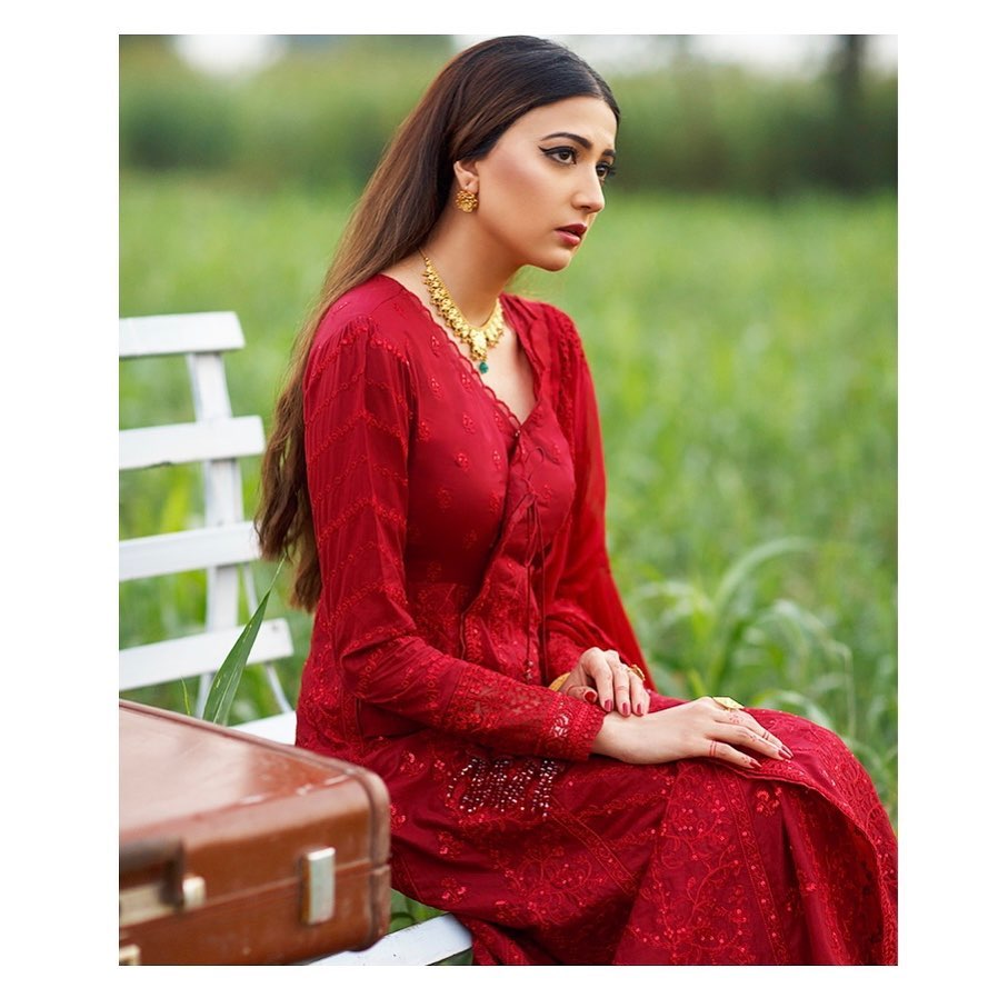 Qalamkar Official's Latest Eid Collection Featuring Aymen Saleem