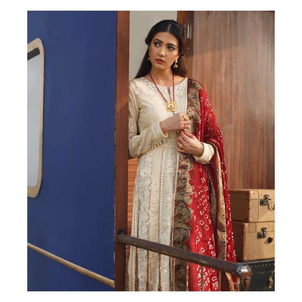 Qalamkar Official's Latest Eid Collection Featuring Aymen Saleem