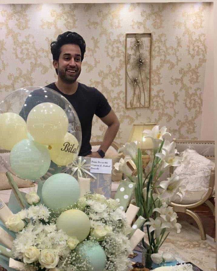 Beautiful Pictures Of Bilal Abbas Khan Celebrating His Birthday With Family