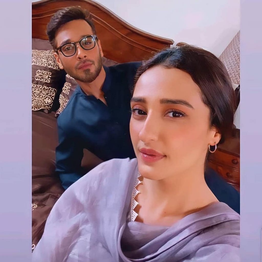 BTS Clikcs From The Set Of Drama Serial Dil-e-Momin