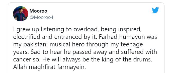 Pakistani Singer Farhad Humayun Passes Away