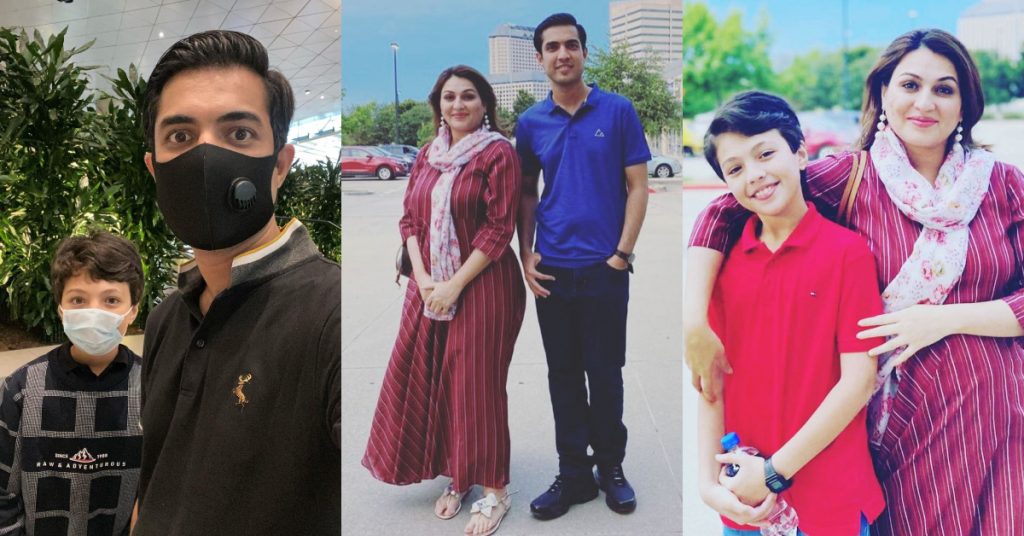 Iqrar Ul Hassan Vacationing With First Wife And Son In Dallas