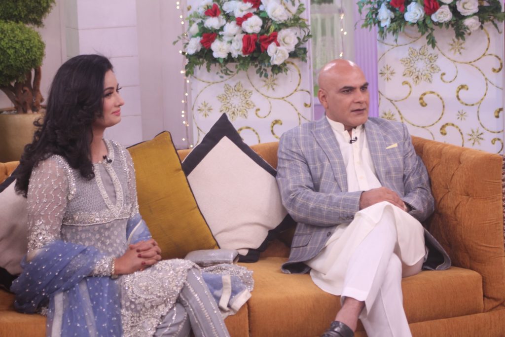 Jia Ali With Husband Imran Idrees At Good Morning Pakistan