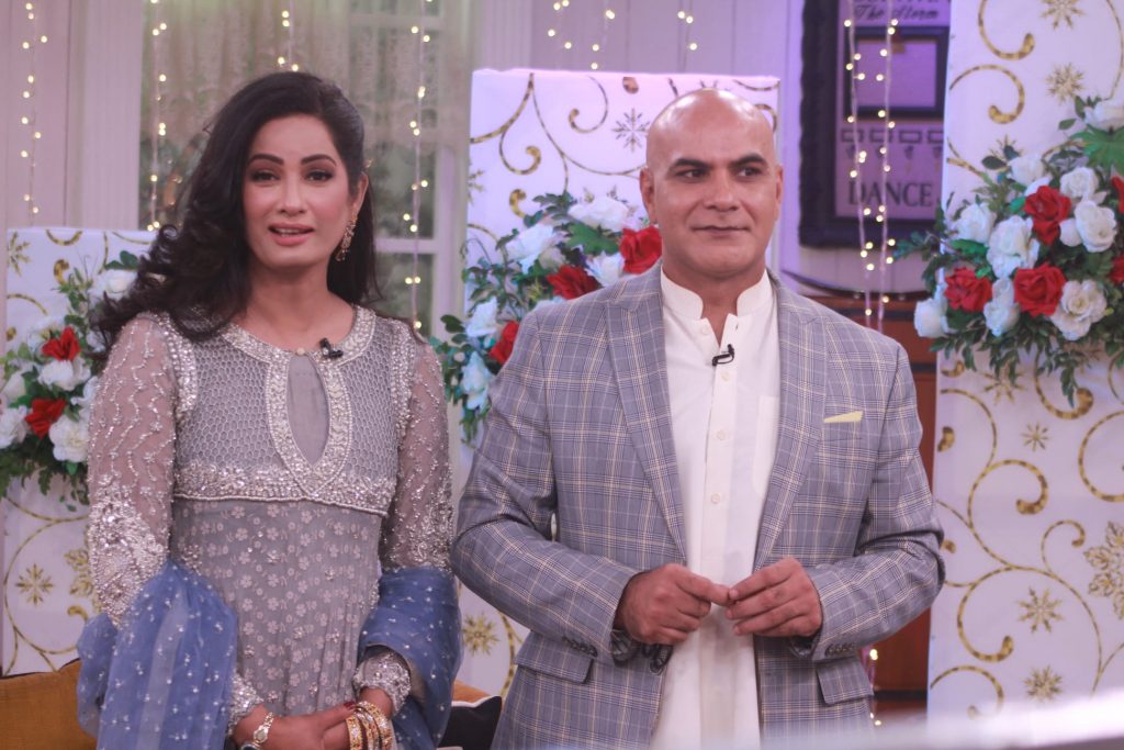 Jia Ali With Husband Imran Idrees At Good Morning Pakistan